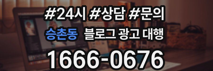 승촌동 블로그 광고 대행