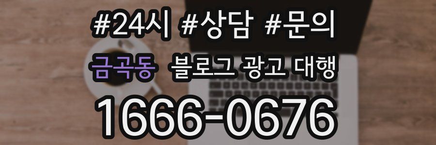 금곡동 블로그 광고 대행