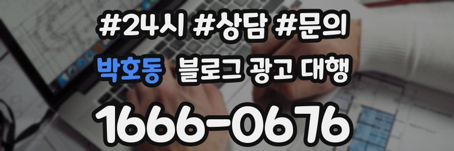 박호동 블로그 광고 대행