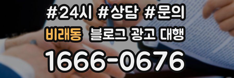 비래동 블로그 광고 대행