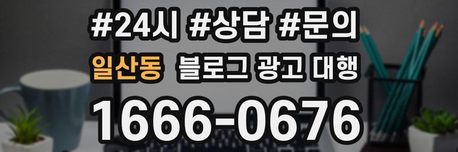 일산동 블로그 광고 대행