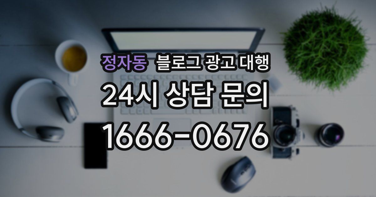 정자동 블로그 광고 대행