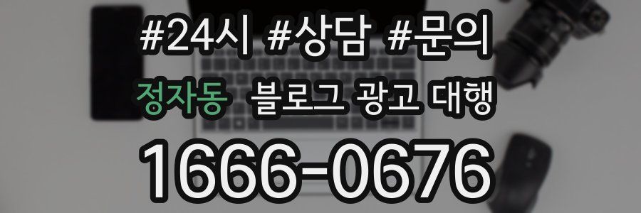 정자동 블로그 광고 대행