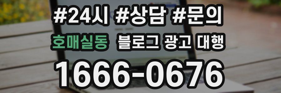호매실동 블로그 광고 대행