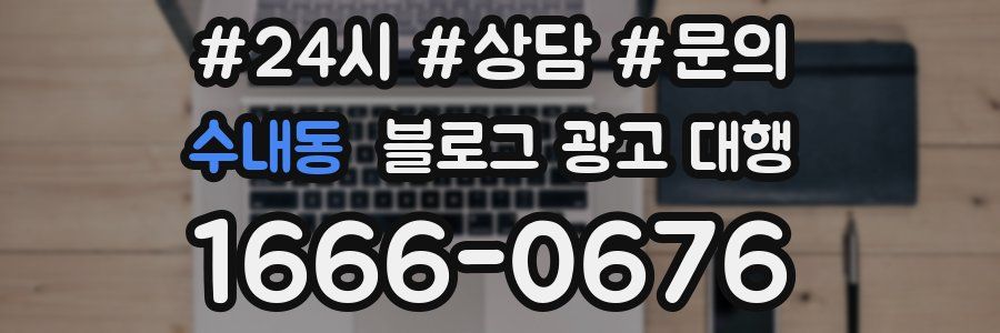 수내동 블로그 광고 대행