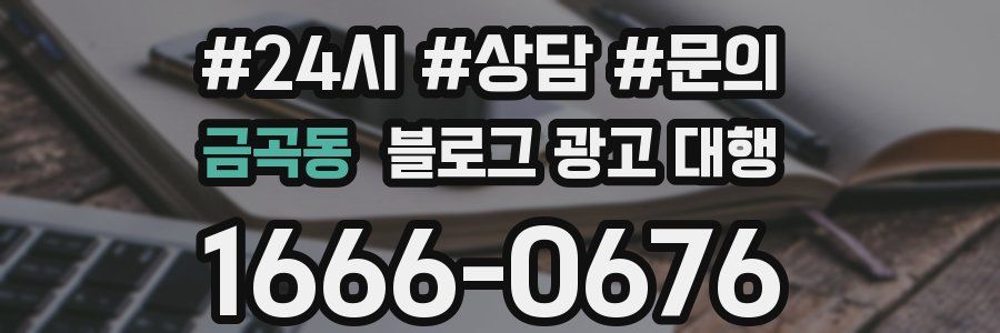 금곡동 블로그 광고 대행