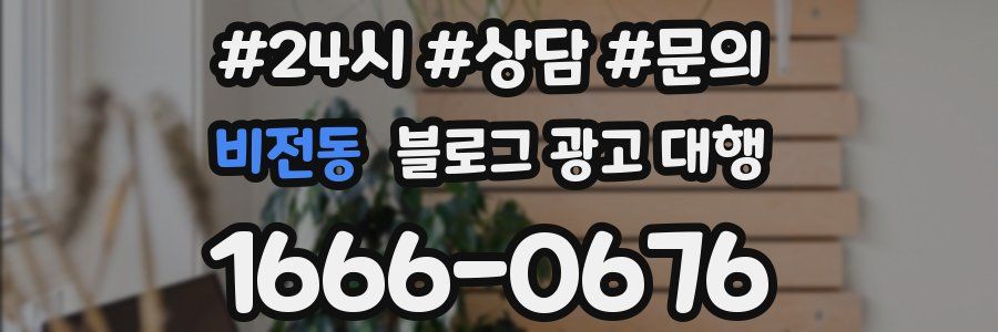 비전동 블로그 광고 대행