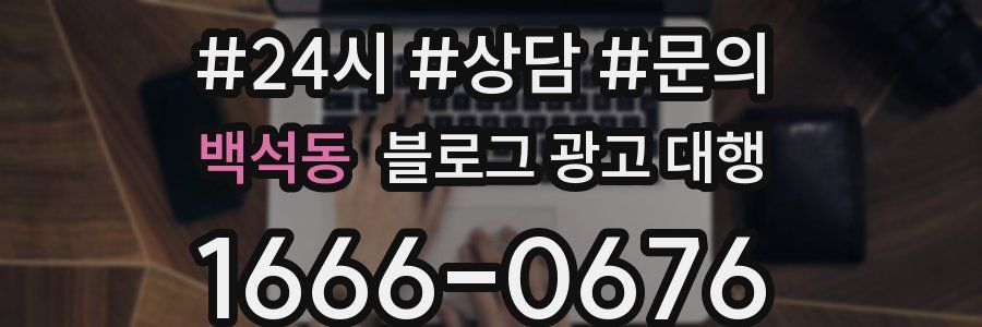 백석동 블로그 광고 대행