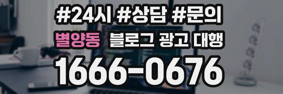 별양동 블로그 광고 대행
