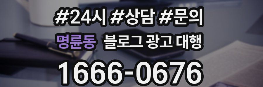 명륜동 블로그 광고 대행