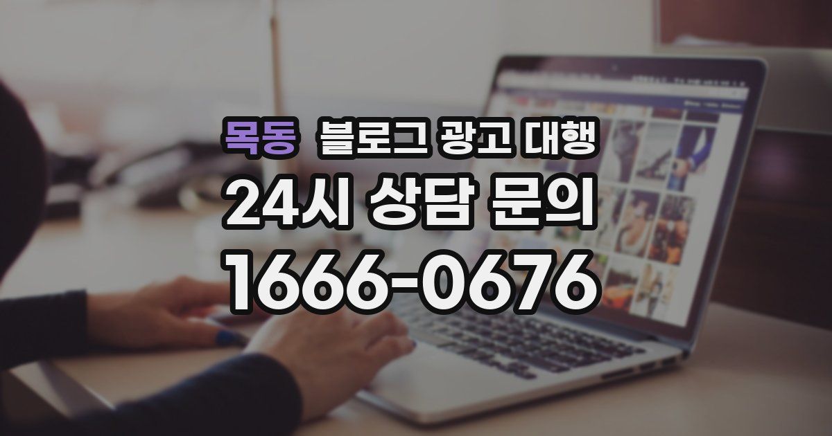 목동 블로그 광고 대행