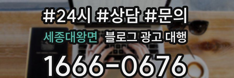 세종대왕면 블로그 광고 대행