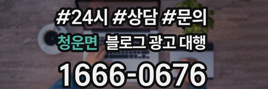 청운면 블로그 광고 대행