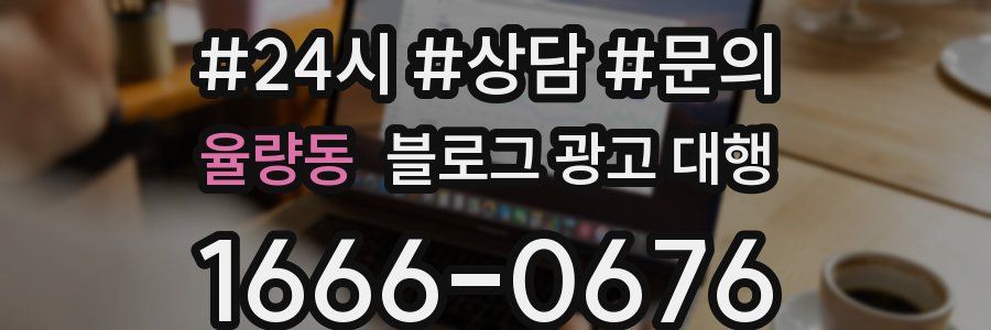 율량동 블로그 광고 대행