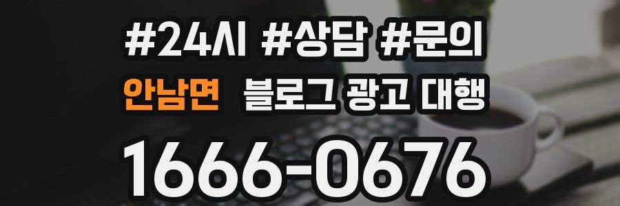 안남면 블로그 광고 대행