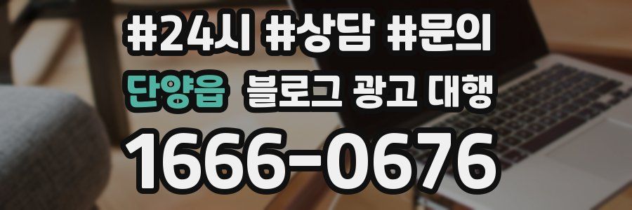 단양읍 블로그 광고 대행