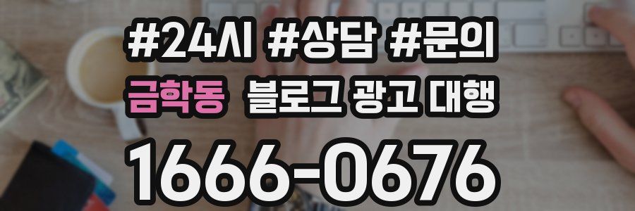 금학동 블로그 광고 대행