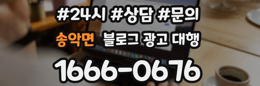 송악면 블로그 광고 대행
