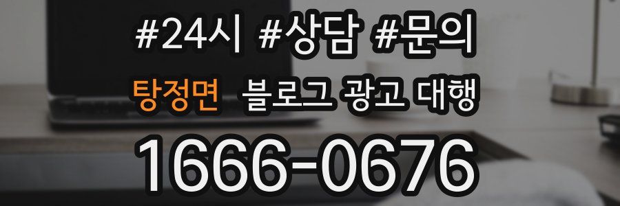 탕정면 블로그 광고 대행