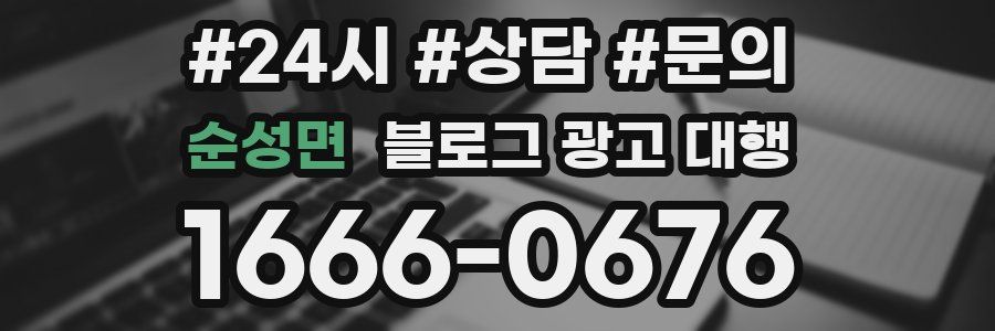 순성면 블로그 광고 대행