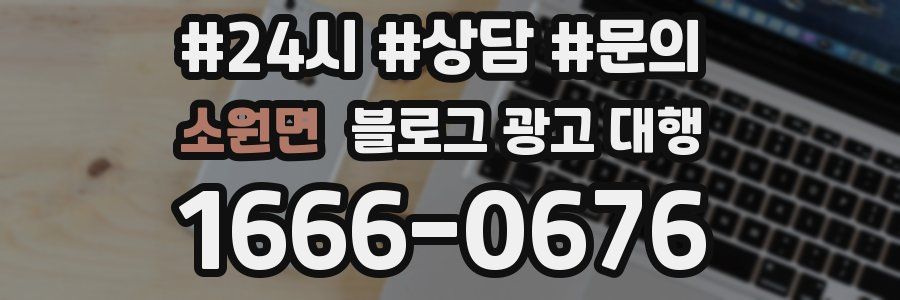 소원면 블로그 광고 대행