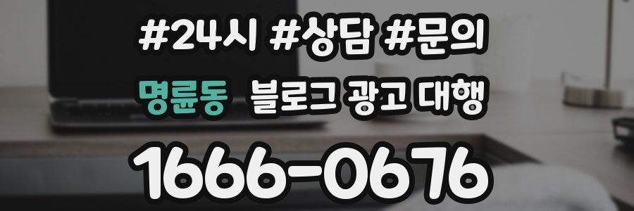 명륜동 블로그 광고 대행