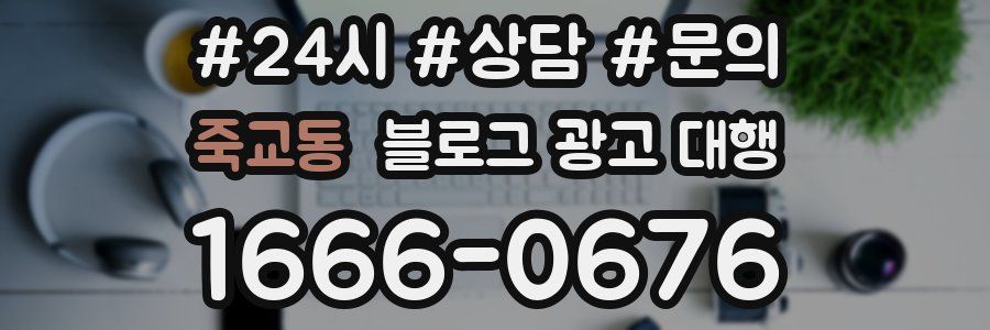 죽교동 블로그 광고 대행