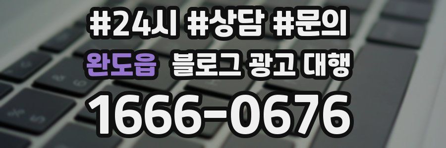 완도읍 블로그 광고 대행