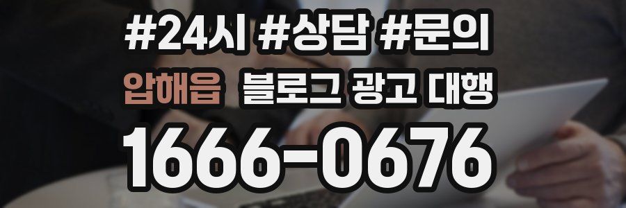 압해읍 블로그 광고 대행
