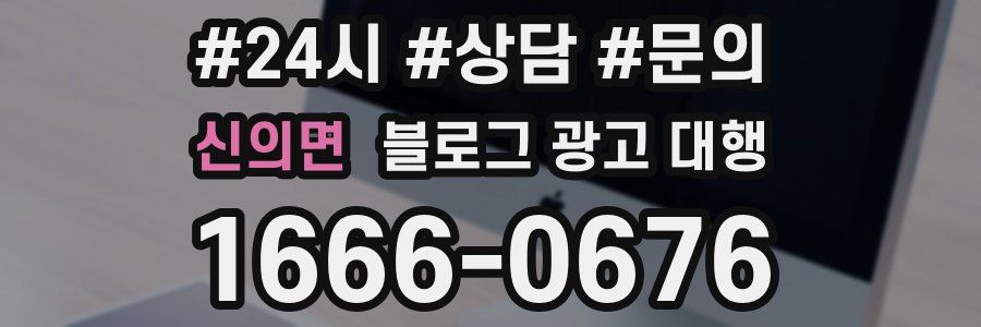 신의면 블로그 광고 대행