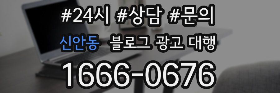신안동 블로그 광고 대행