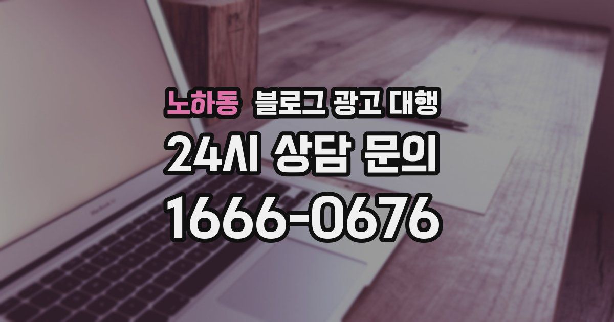 노하동 블로그 광고 대행