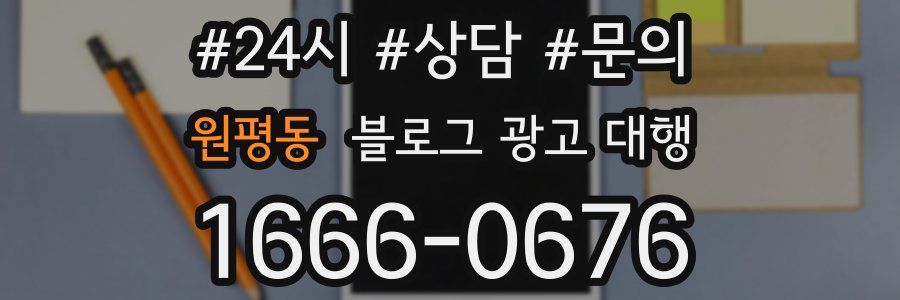 원평동 블로그 광고 대행
