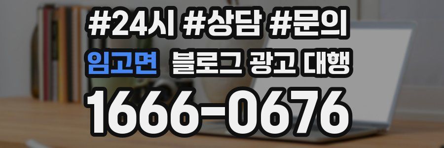 임고면 블로그 광고 대행
