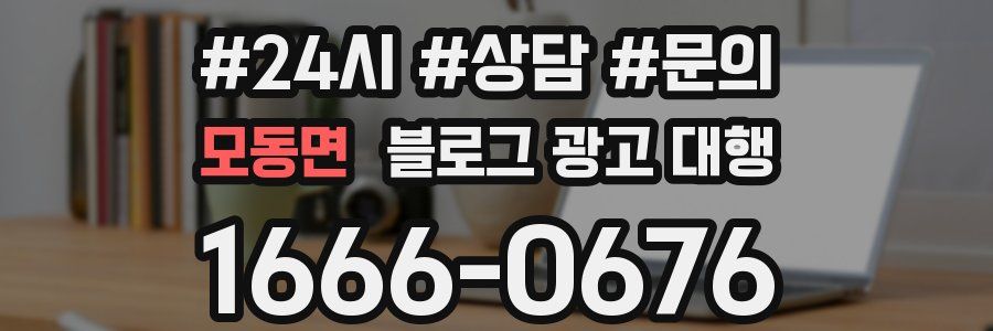 모동면 블로그 광고 대행