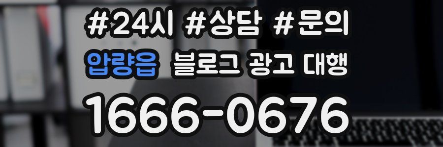압량읍 블로그 광고 대행