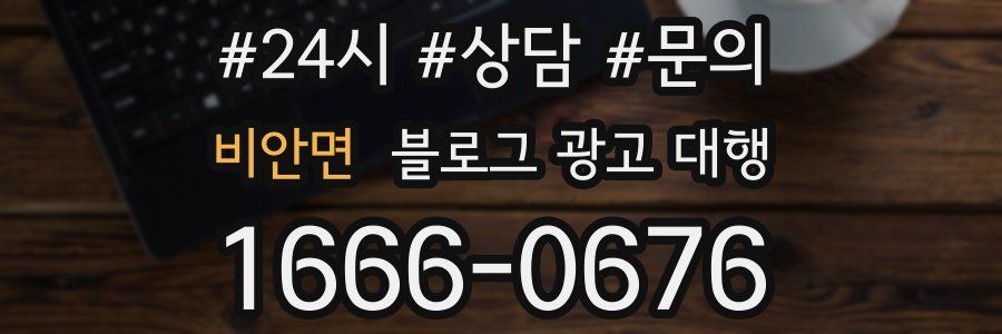 비안면 블로그 광고 대행