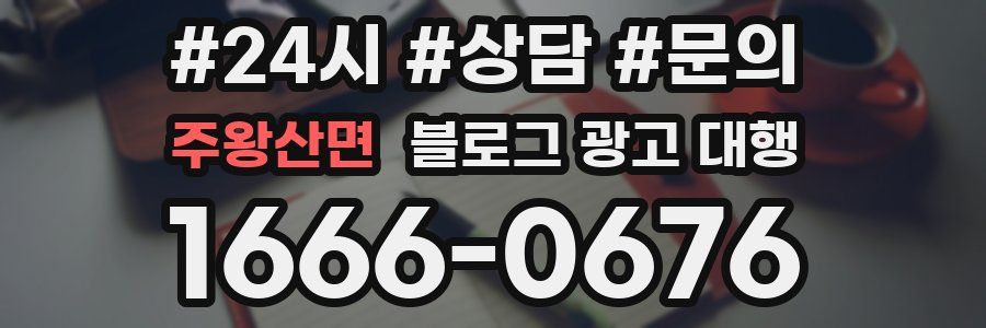 주왕산면 블로그 광고 대행