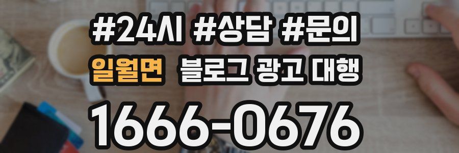일월면 블로그 광고 대행