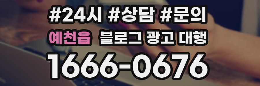 예천읍 블로그 광고 대행