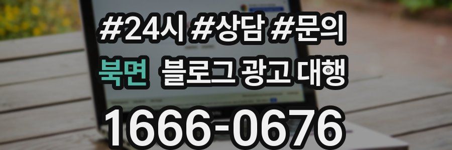 북면 블로그 광고 대행