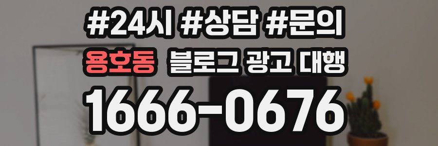 용호동 블로그 광고 대행