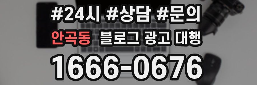 안곡동 블로그 광고 대행