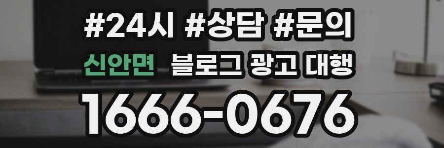 신안면 블로그 광고 대행