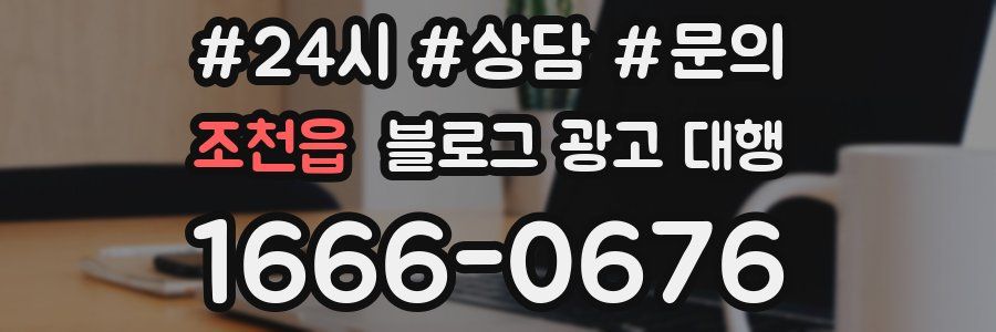조천읍 블로그 광고 대행