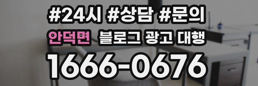 안덕면 블로그 광고 대행