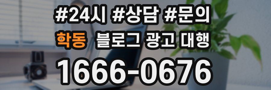 학동 블로그 광고 대행
