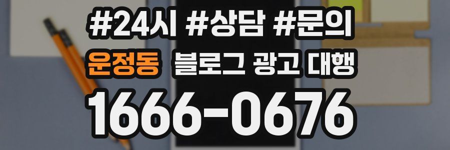 운정동 블로그 광고 대행