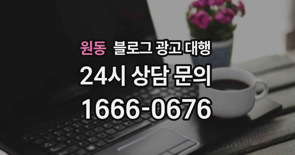 원동 블로그 광고 대행