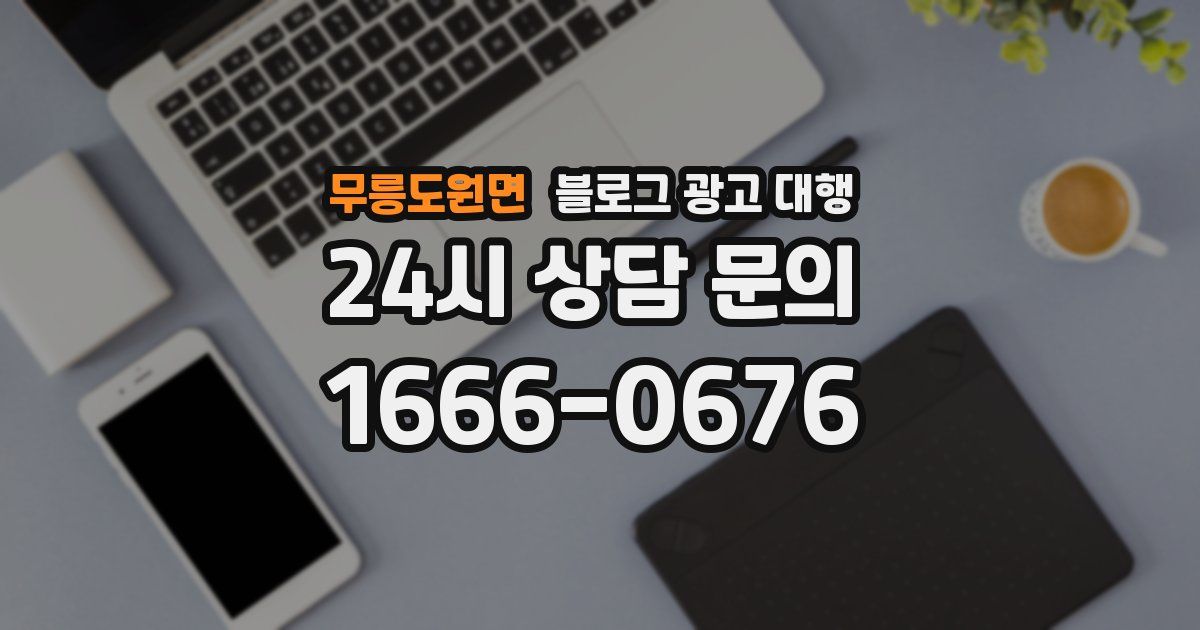 무릉도원면 블로그 광고 대행